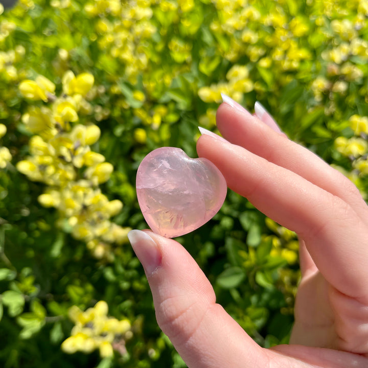 Rose Quartz Heart