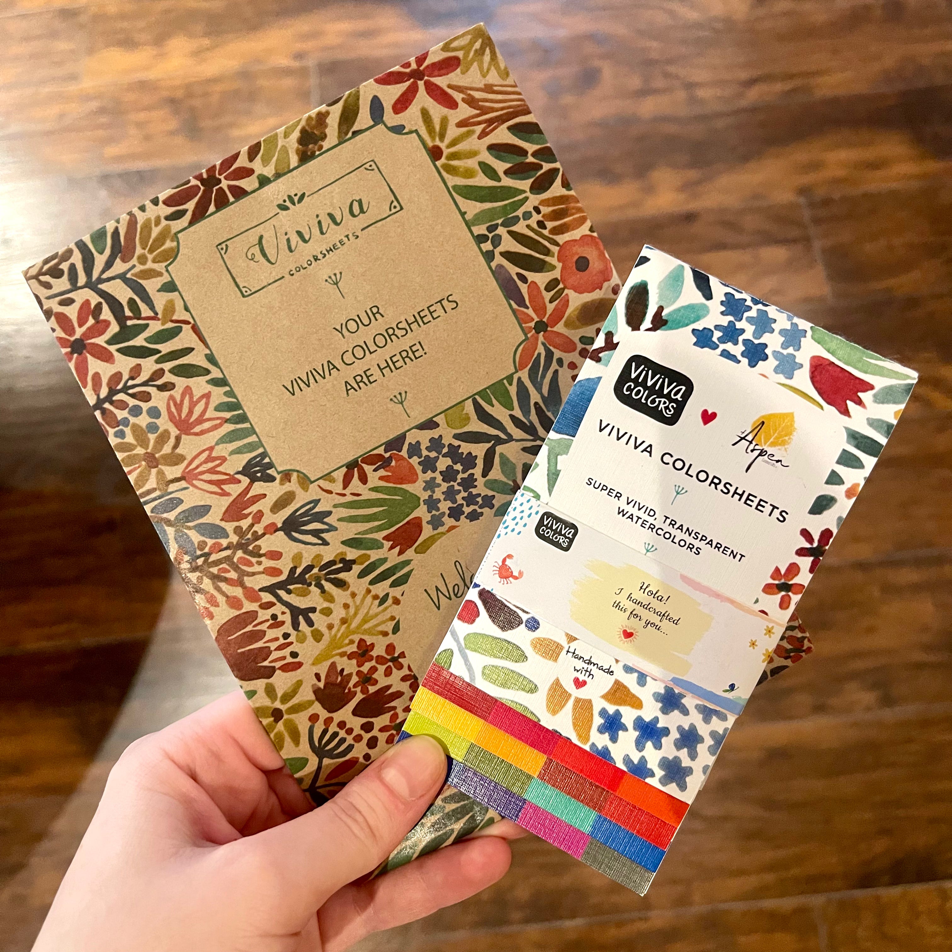 Of Aspen x Viviva Watercolor Sheets - Special Edition