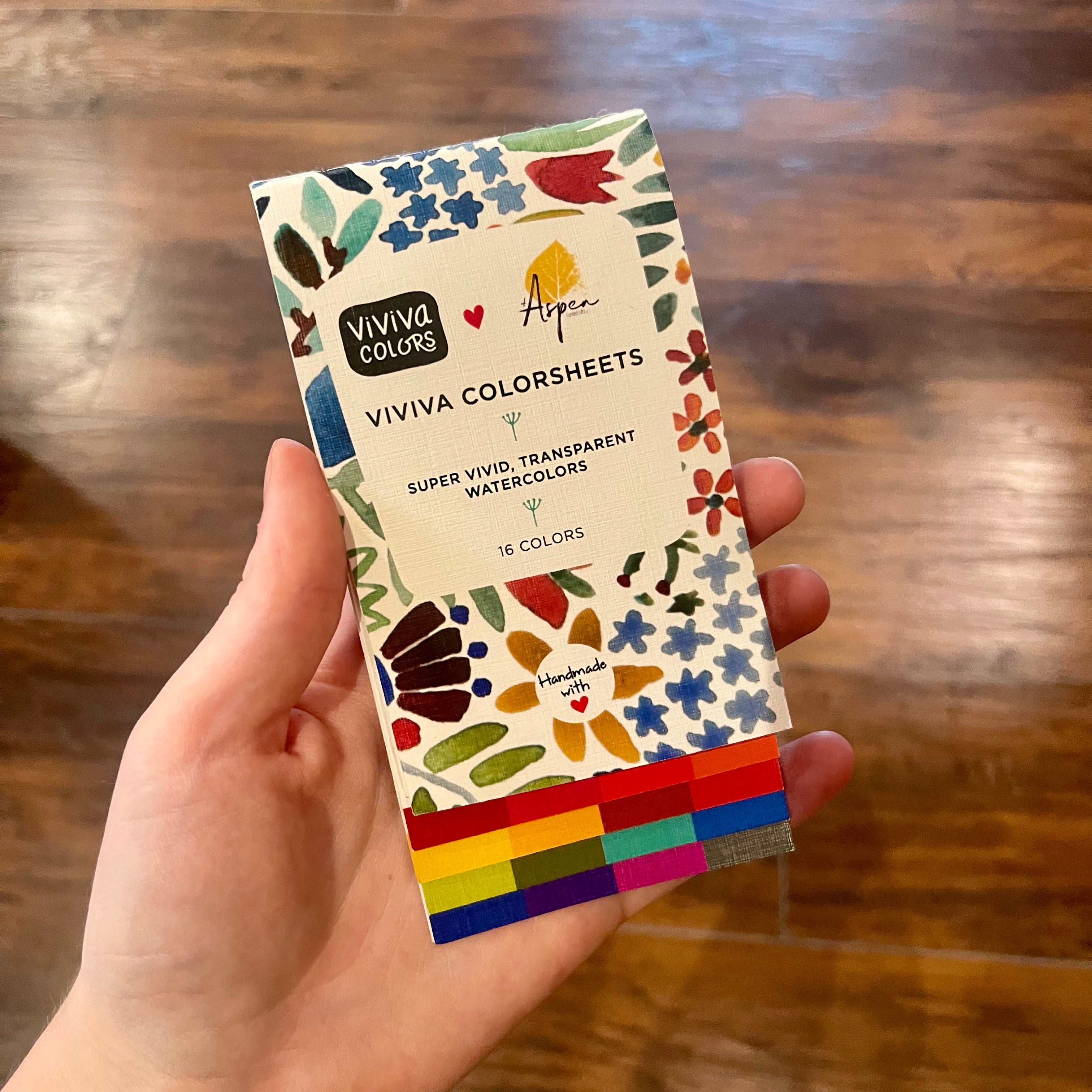 Of Aspen x Viviva Watercolor Sheets - Special Edition