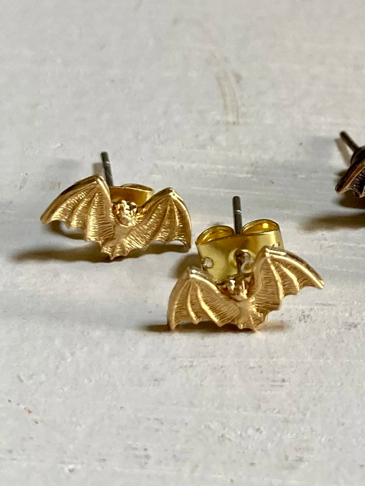 Bat Stud Earrings