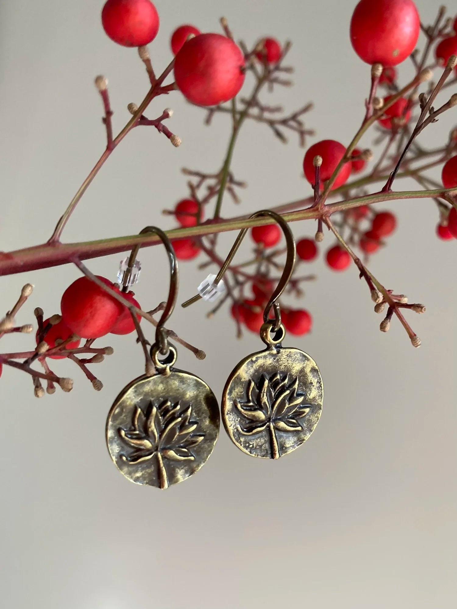 Lotus Flower Earrings