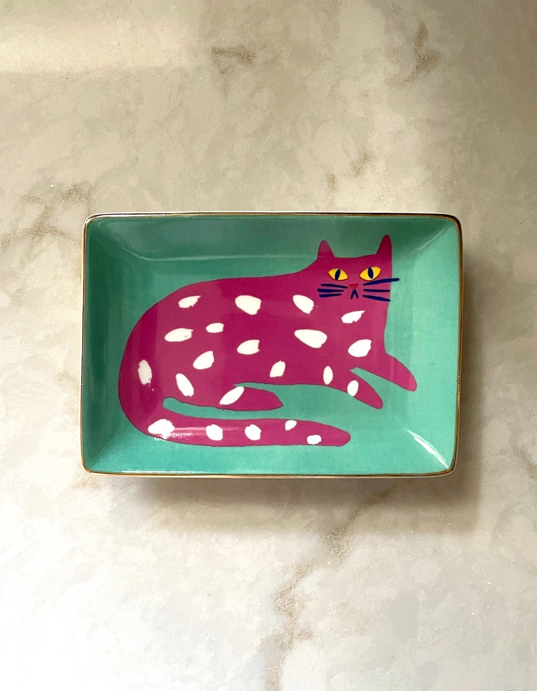 Spotted Cat Trinket Dish