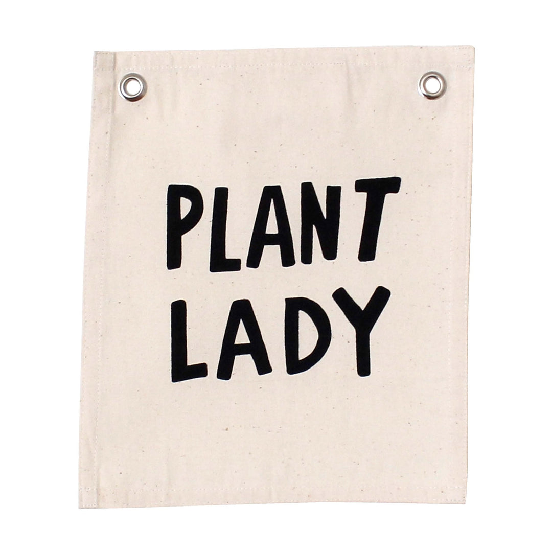 Plant Lady Canvas Banner