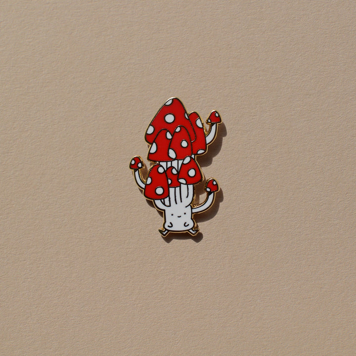 Mushroom with Many Caps Pin