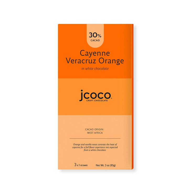 Cayenne Veracruz Orange Chocolate Bar - JCOCO