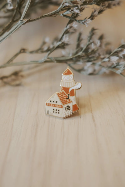 Lighthouse Bookshop Pin