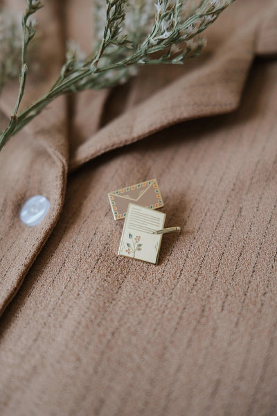 Snail Mail Letter Pin