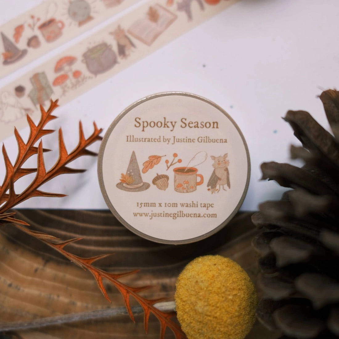 Spooky Season Illustrated Washi Tape