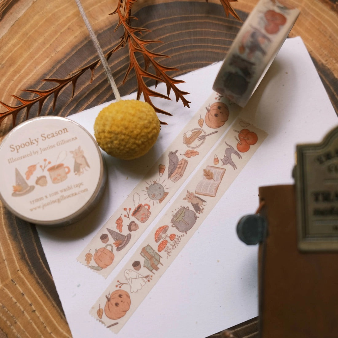 Spooky Season Illustrated Washi Tape
