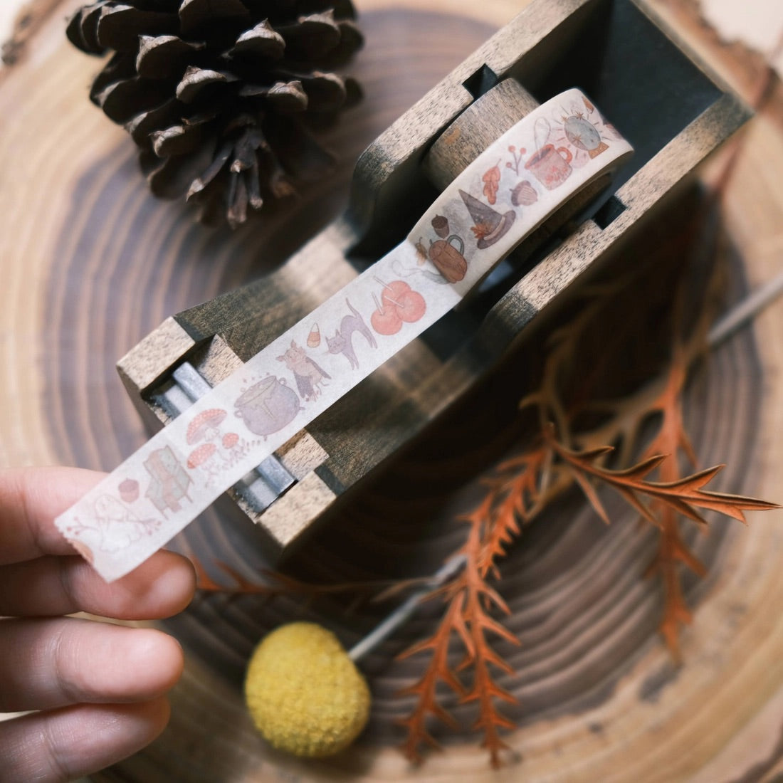 Spooky Season Illustrated Washi Tape