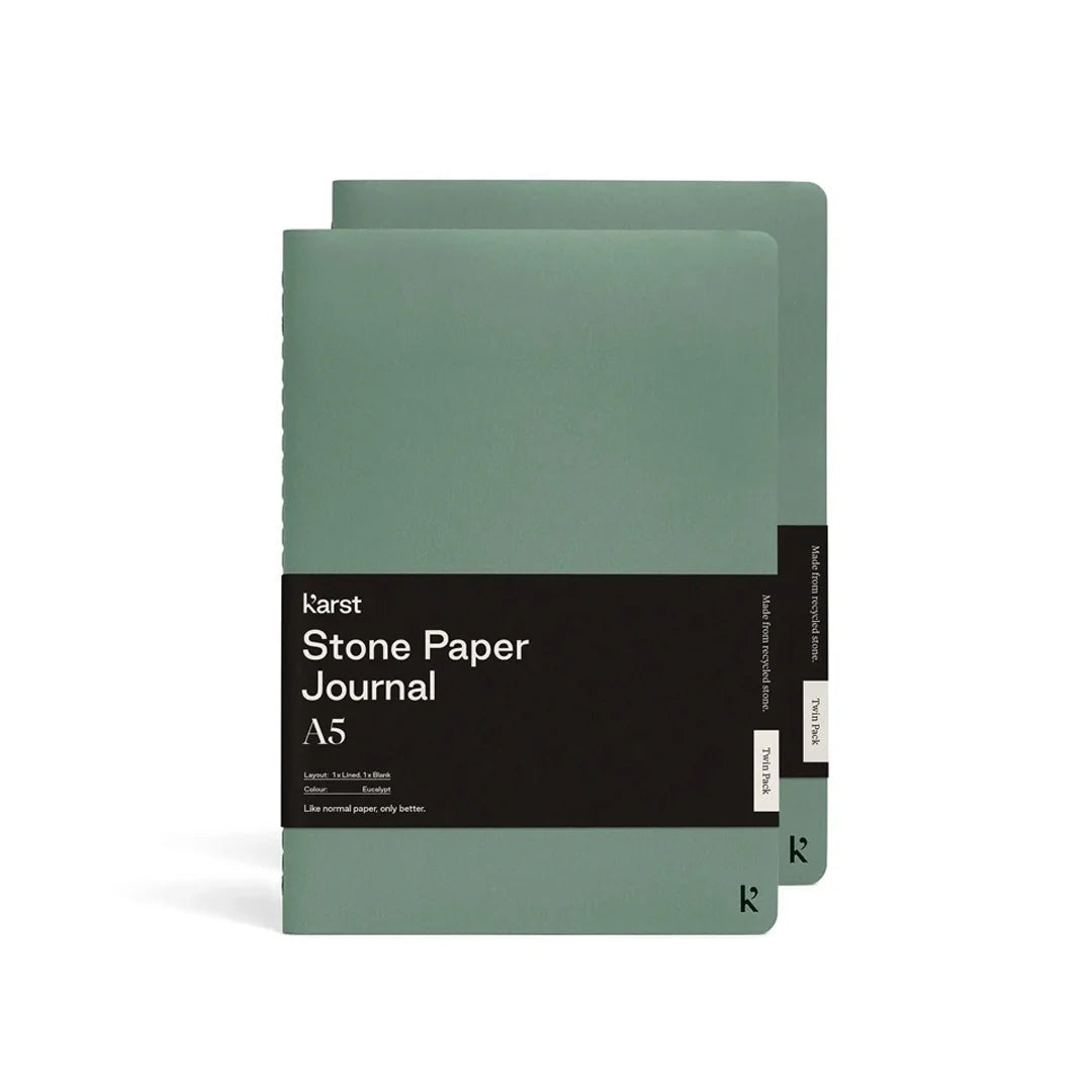 Karst A5 Stone Paper Notebook Set - 3 Color Options