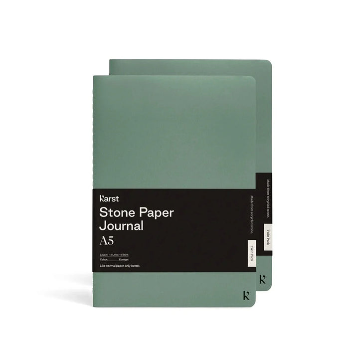 Karst A5 Stone Paper Notebook Set - 3 Color Options