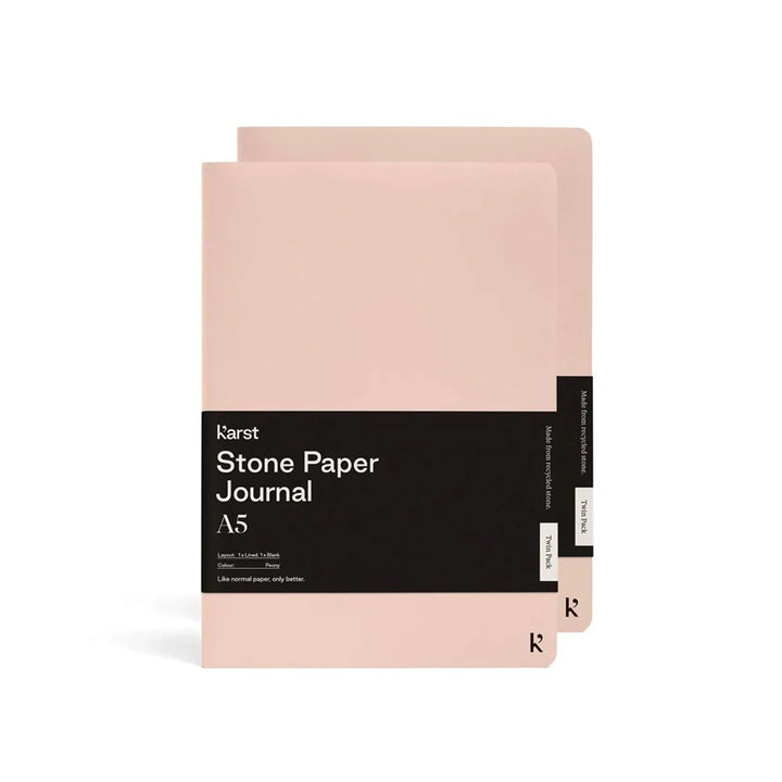 Karst A5 Stone Paper Notebook Set - 3 Color Options