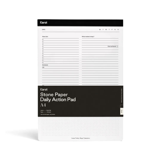 Karst Stone Paper Daily Action Notepad