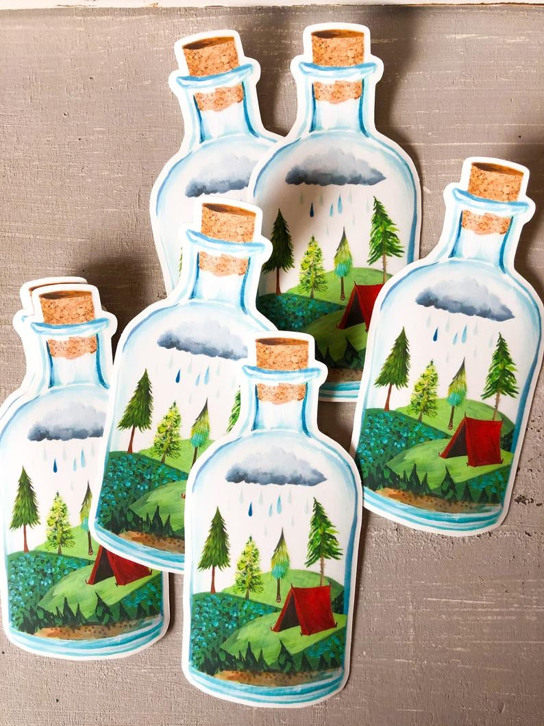 Wilderness in a Bottle Sticker