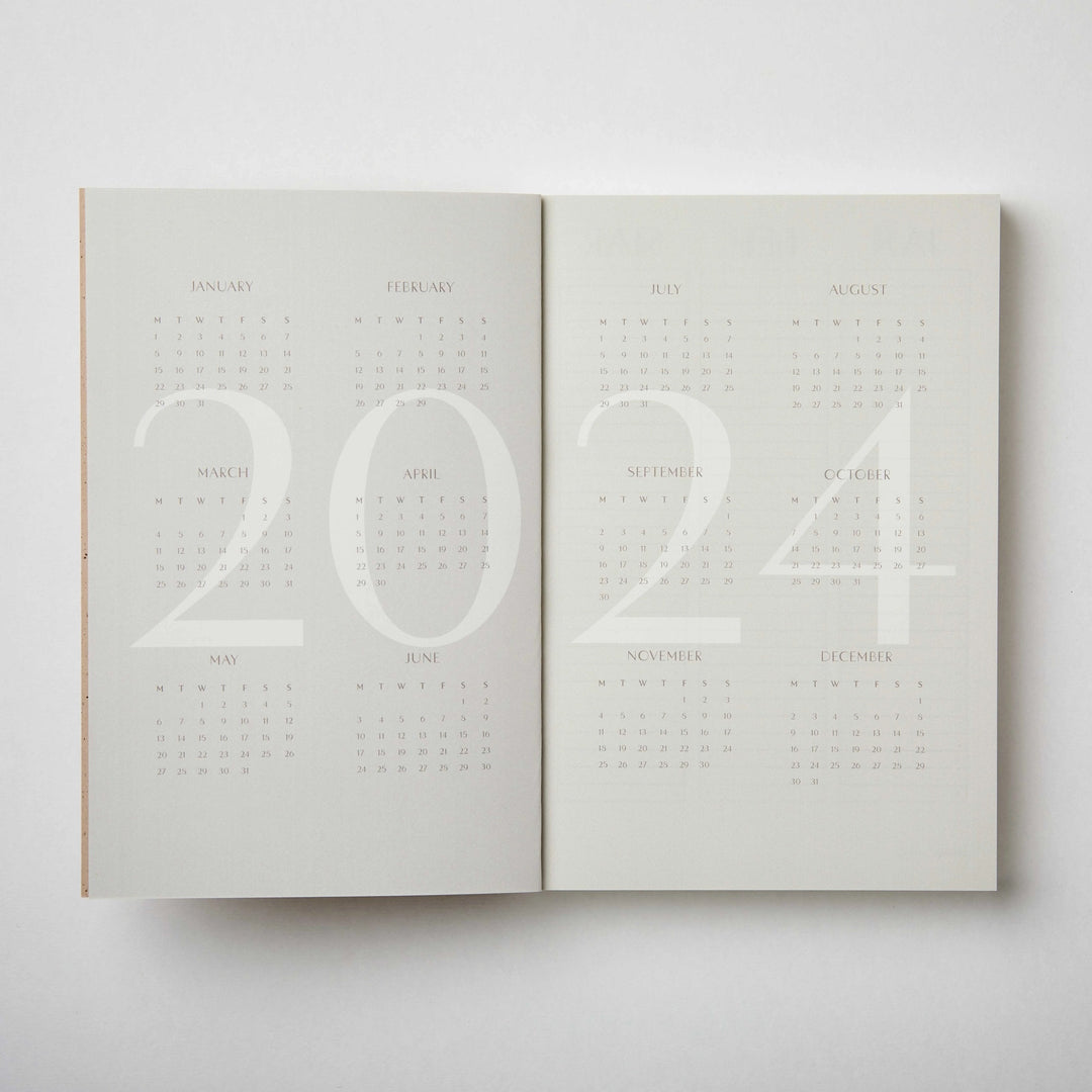 2024 Lay-Flat Planner - Cacao
