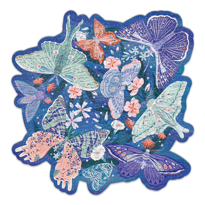 Luminous Butterflies Mini Jigsaw Puzzle