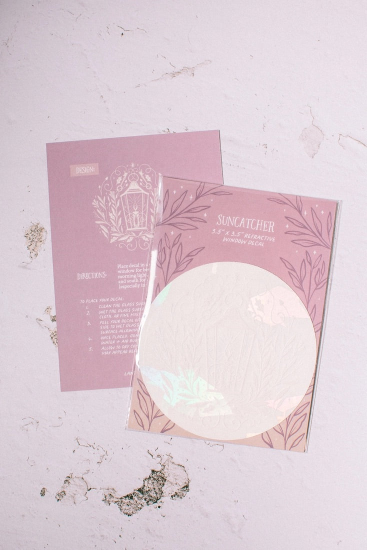 Lantern Suncatcher Sticker