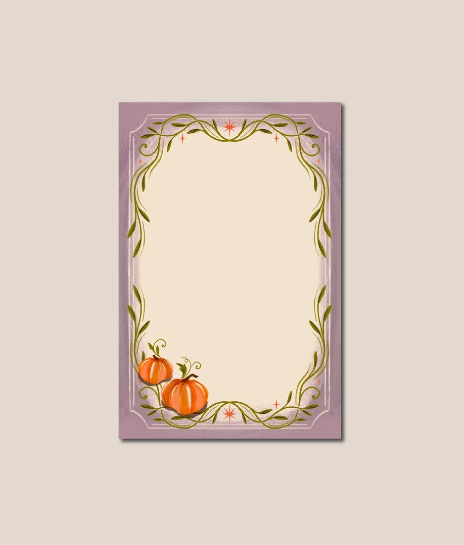 Pumpkin Patch Notepad