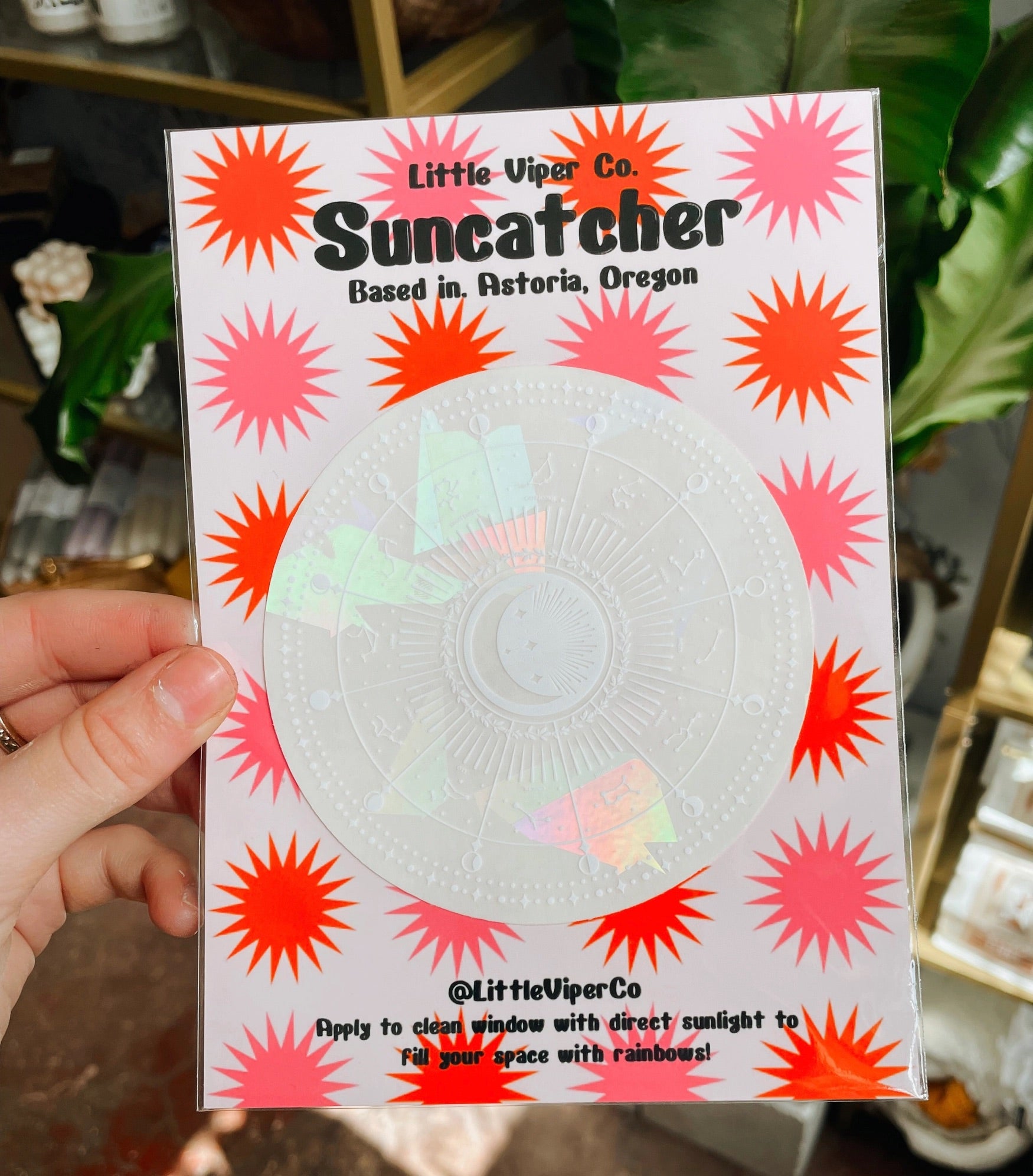 Astrology Zodiac Wheel Suncatcher Sticker