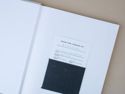 Letterpress Library Card Pack