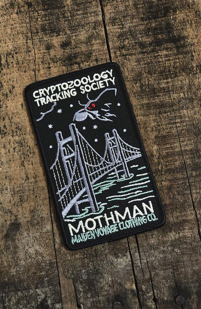 Mothman Bridge Patch - Cryptozoology Tracking Society
