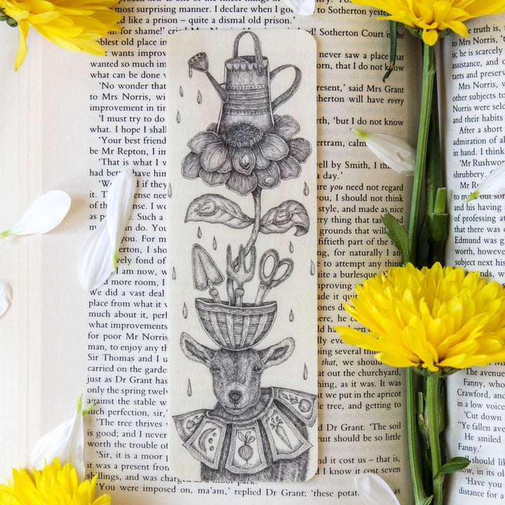 Henrietta The Horticulturist Wood Bookmark