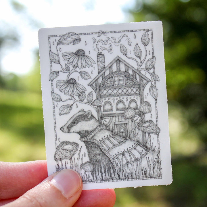 The Keeper and the Traveling House Sticker