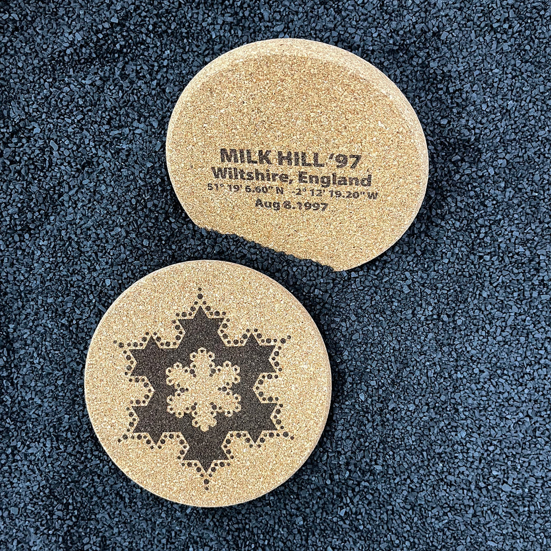 Landing Zone - Alien Crop Circle Coasters