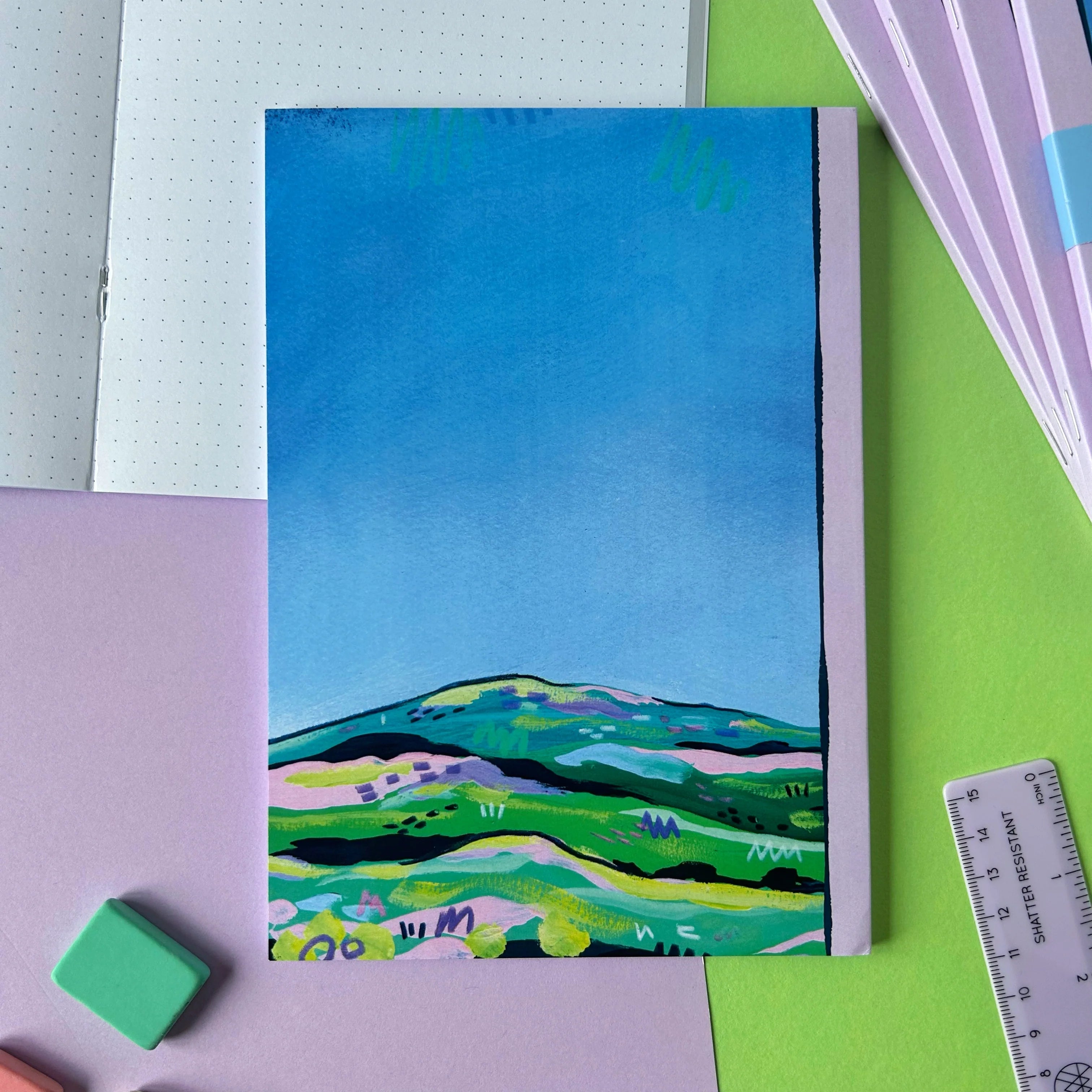 Tree Dot Grid Notebook