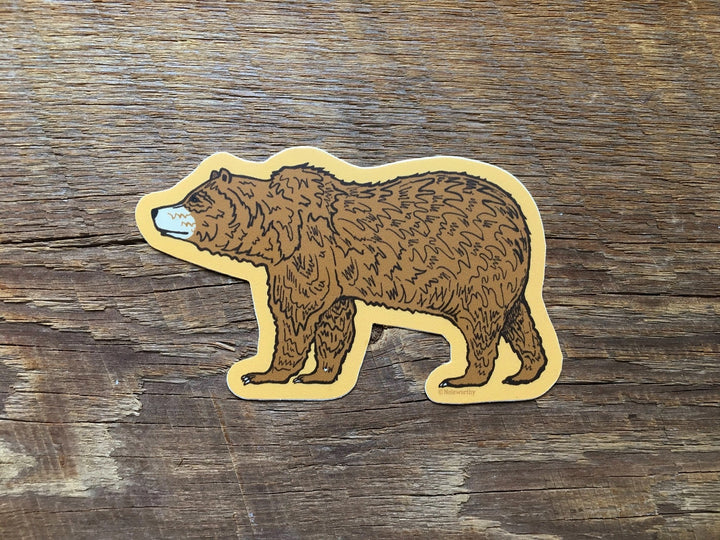 Grizzly Bear Sticker