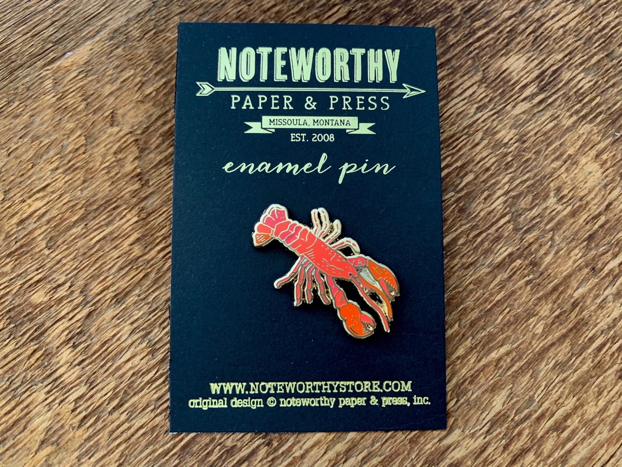 Lobster Enamel Pin