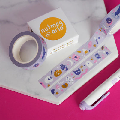 Pastel Purple Witch's Findings Washi Tape