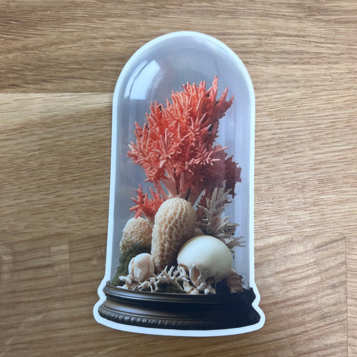 Coral Cloche Sticker