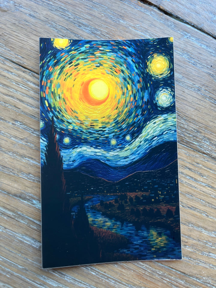 Starry Night Sticker