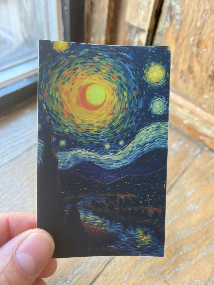 Starry Night Sticker