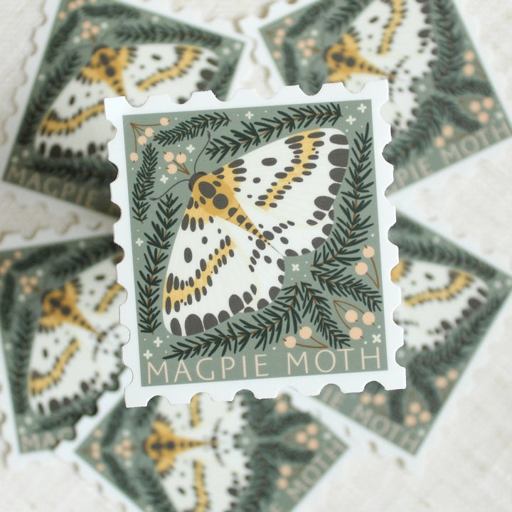 Magpie Moth Sticker