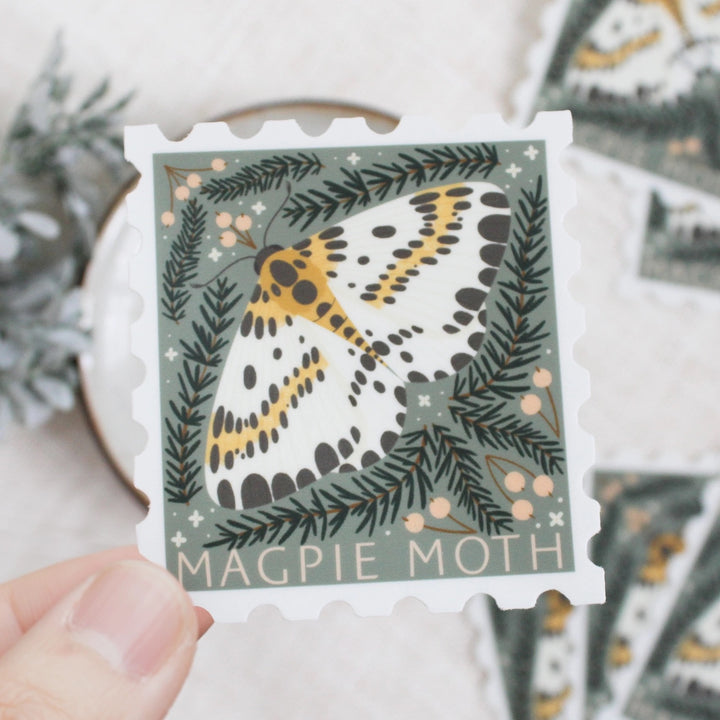 Magpie Moth Sticker