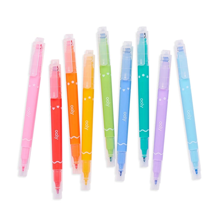 Ooly Confetti Stamp Double-Ended Markers