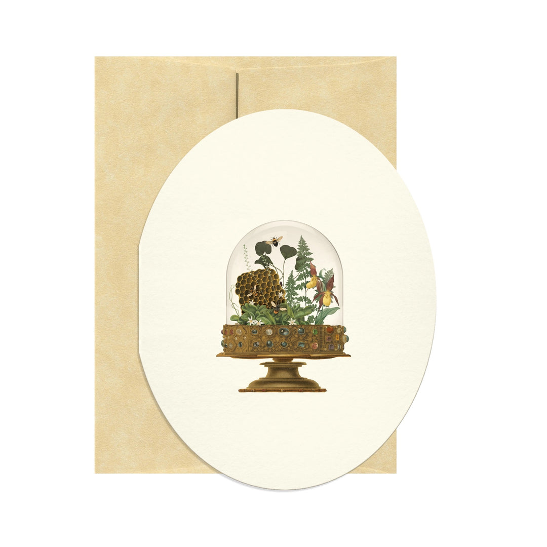 Beehive Oval Card