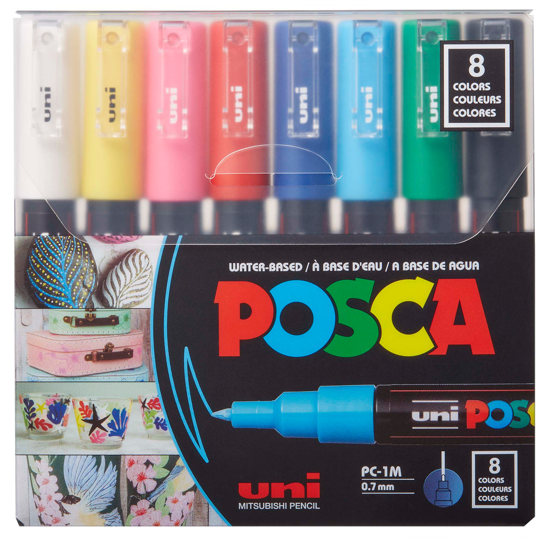 Posca paint pens have been a long-time staple of the art community, they are used to draw on almost any surface, and they make the perfect companion for any artist! The ink is opaque and dries with a matte finish. For a bonus, they’re odorless! Try them out on glass, cardboard, metal, wood, canvas, and more…  P.S. Try it with our Dark Matter Journals!