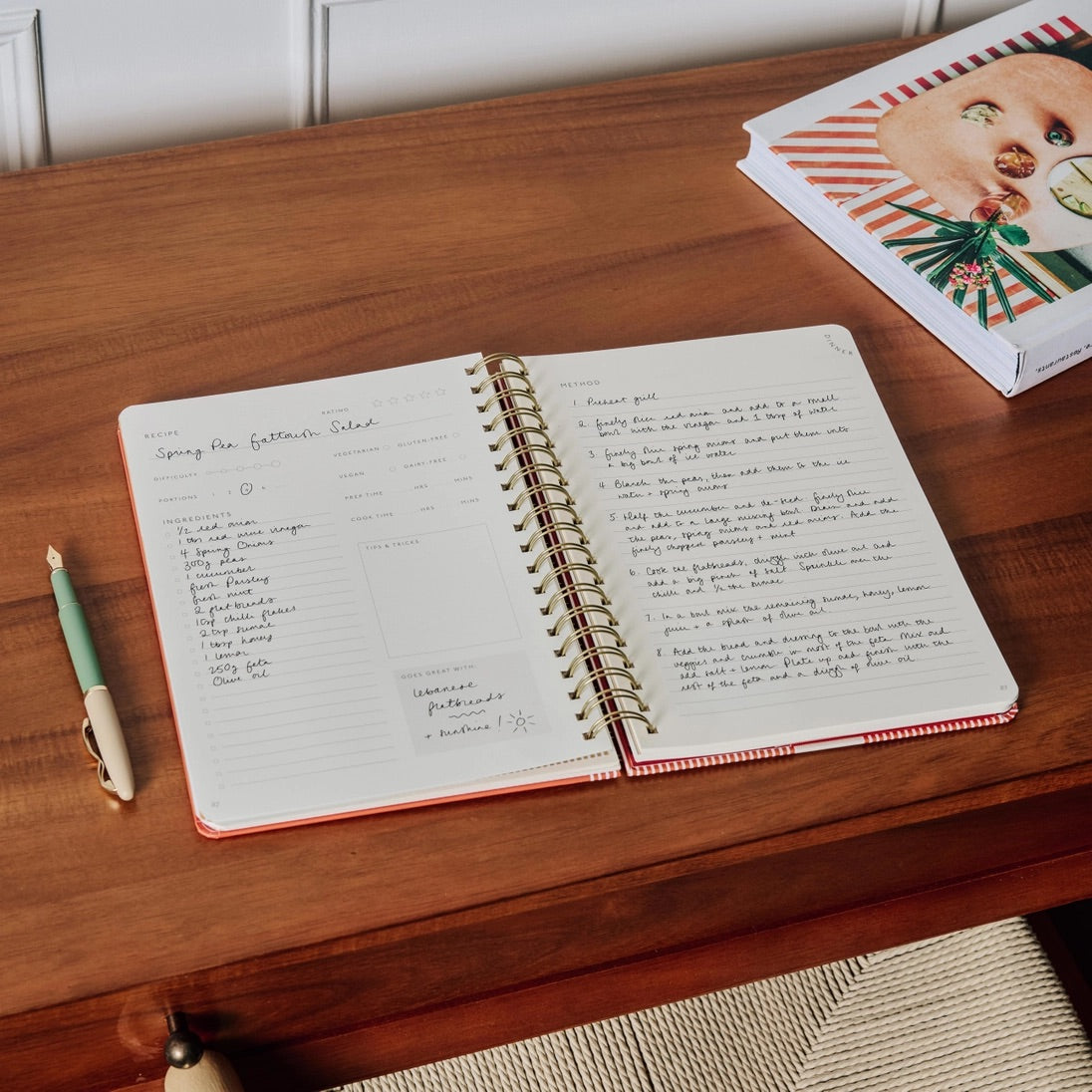 Eat Well Spiral Recipe Journal