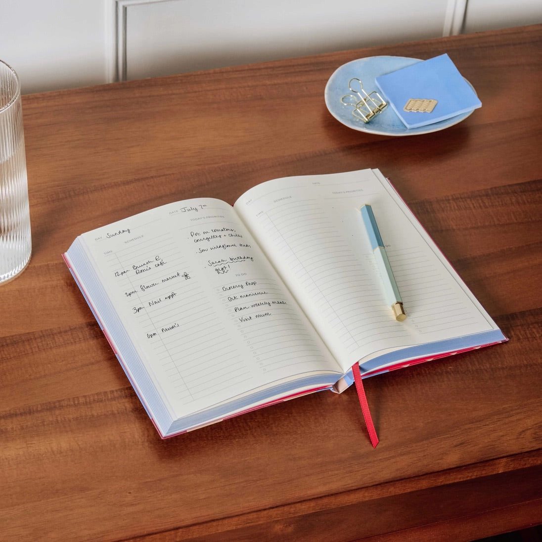 Floral Undated Page-A-Day Planner