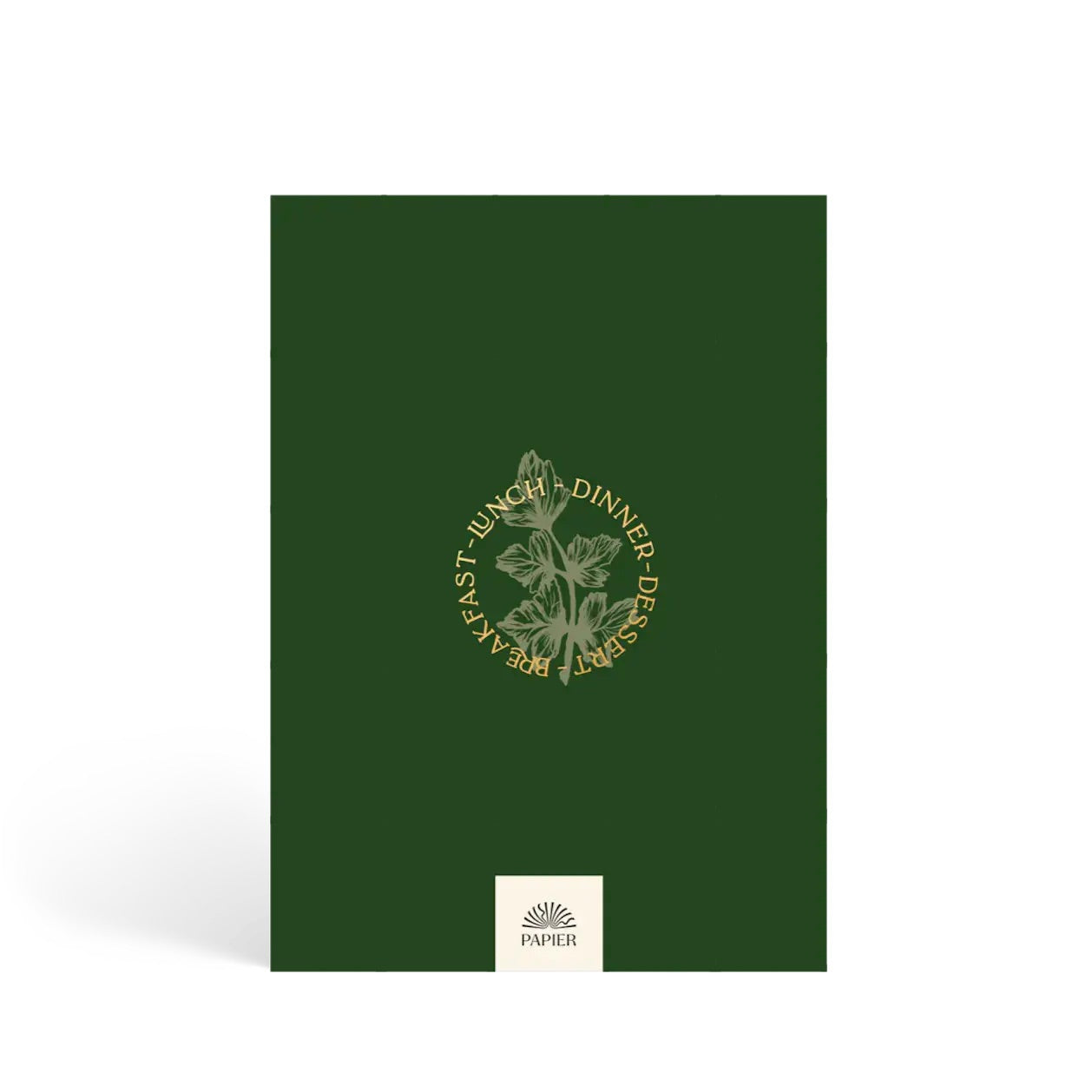 Herb Garden Foiled Recipe Journal