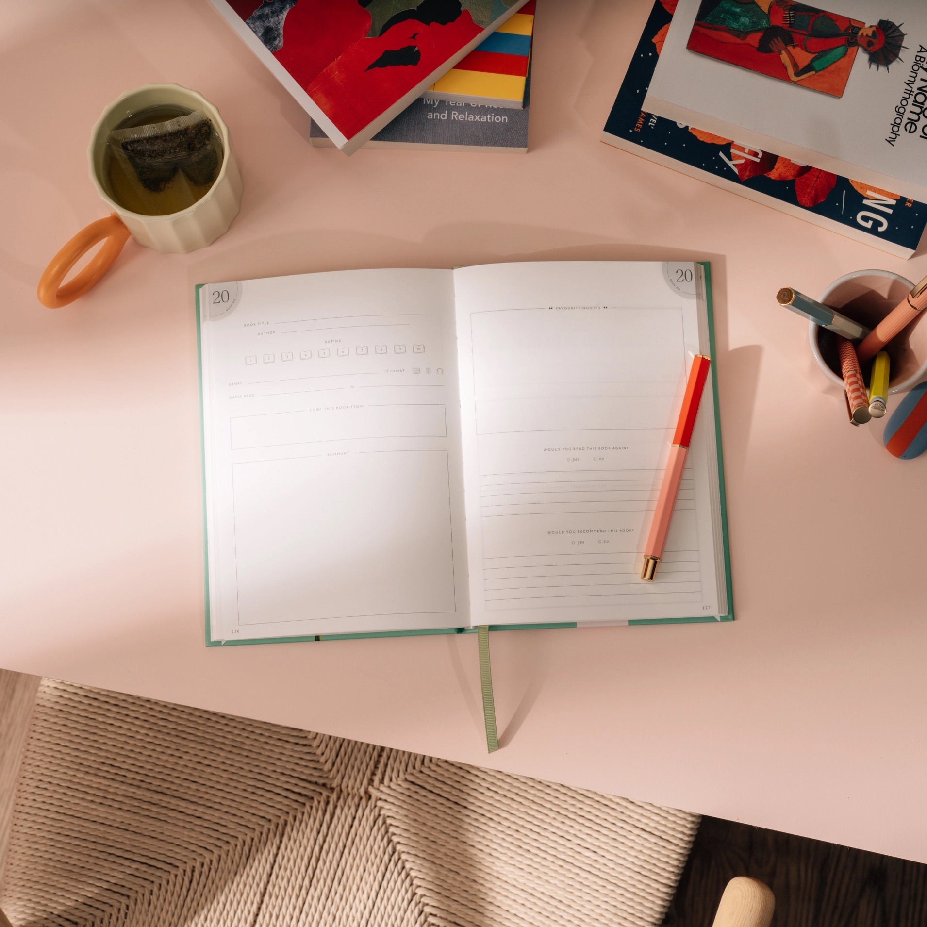 Lily In Bloom Reading Journal