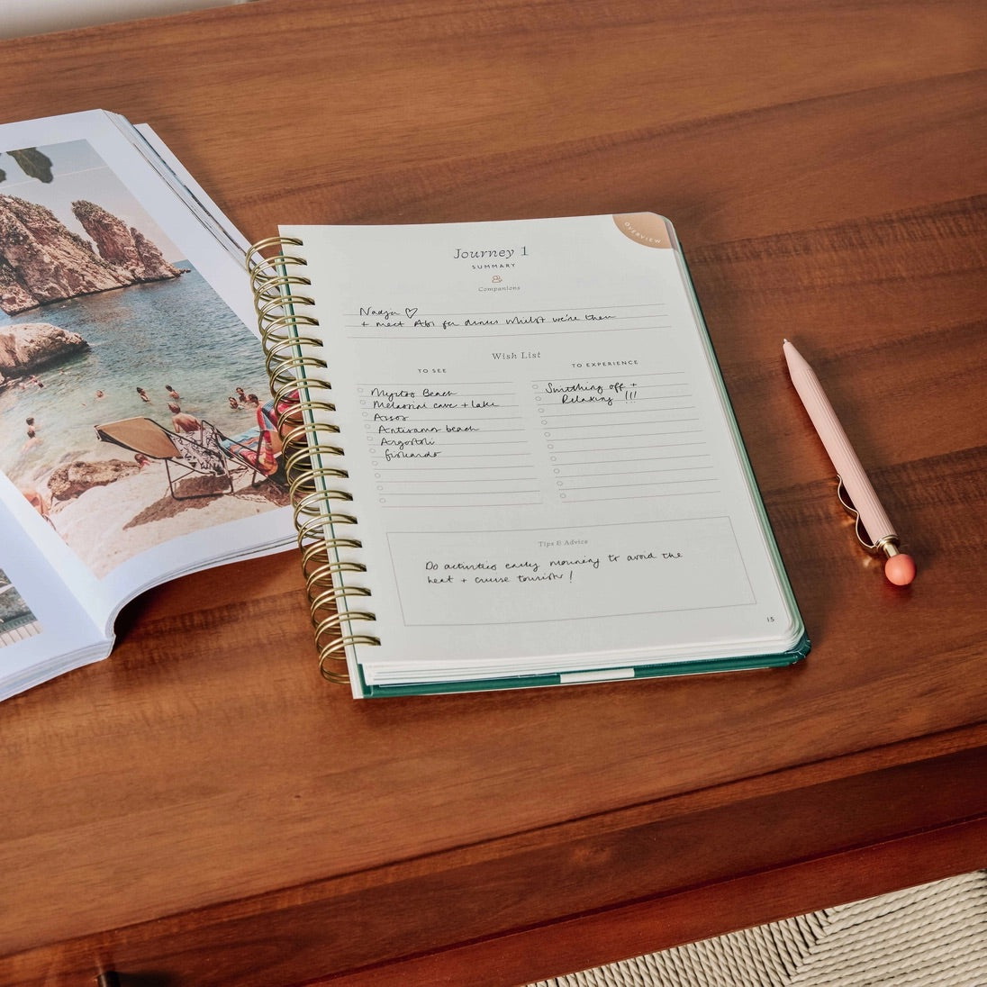 The Road Less Traveled Spiral Travel Journal