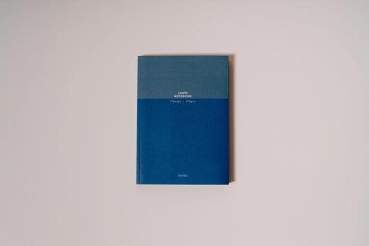 Colorblock Ocean Tide Lined Notebook