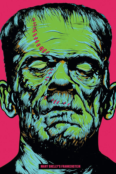 Frankenstein Book - Abstract Cover Edition