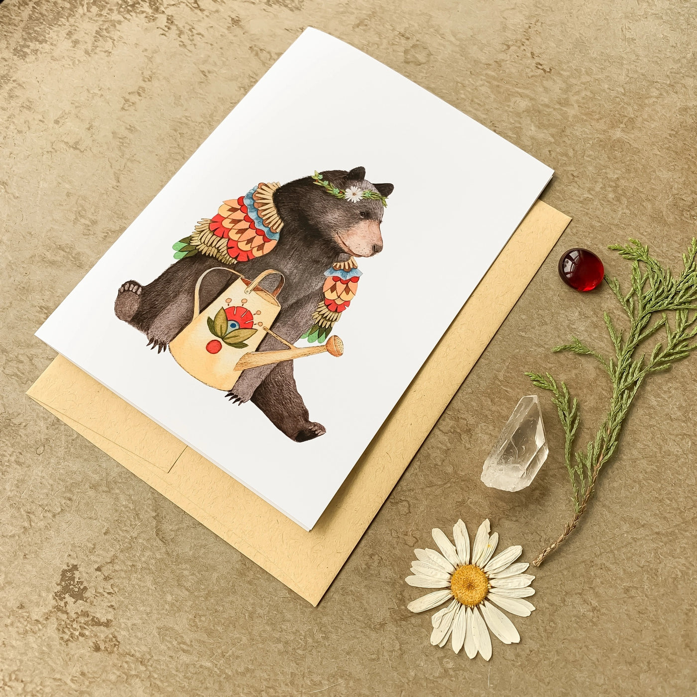 Bernice's Watering Can Card Of Aspen Curated Gifts