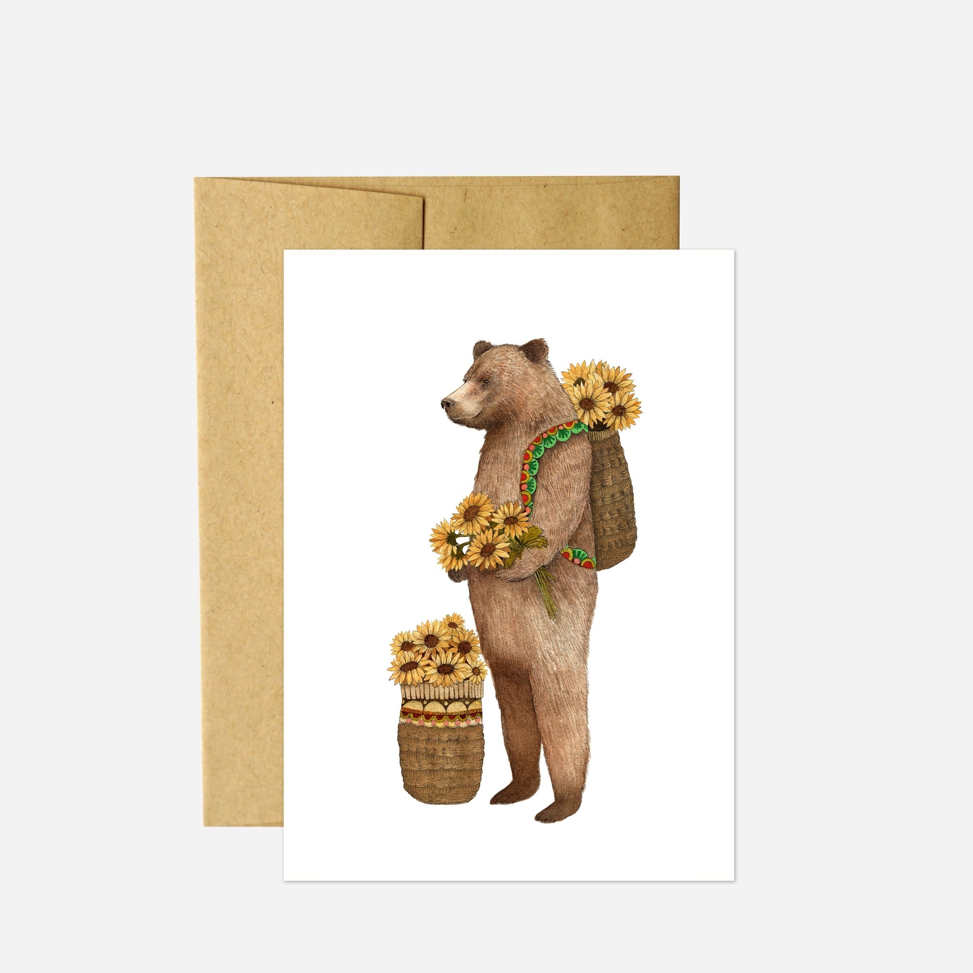 Flower Messenger: The Bear Card